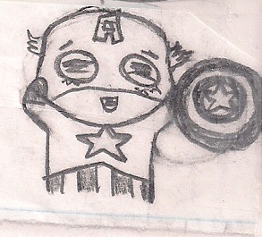 Chibi Captain America