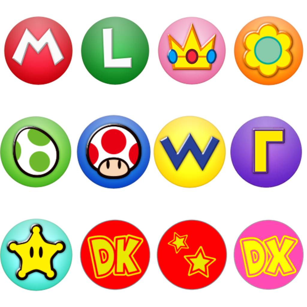 Emblems of my favorites Super Mario characters by Marielx6 on DeviantArt
