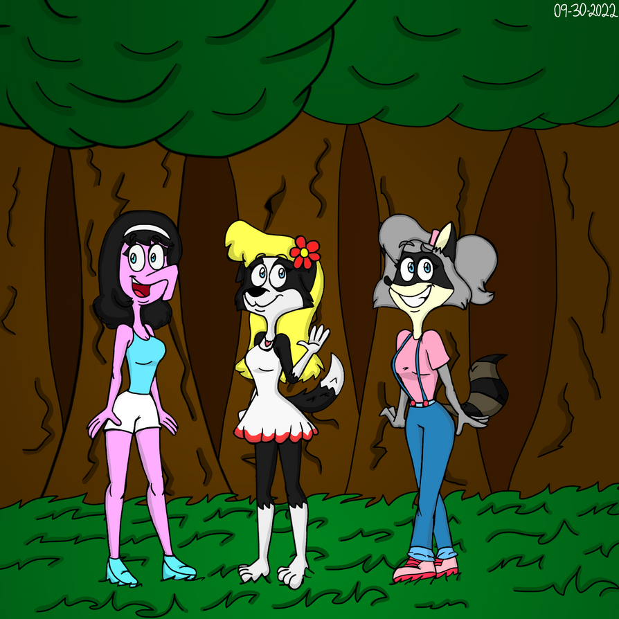 Lisa Racoon (Point commish) Lisa Raccoon and Friends by Preston-Draws63 on DeviantArt