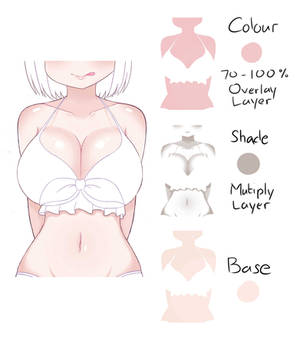 Basic Skin Colouring tutorial by Using Layer Mode