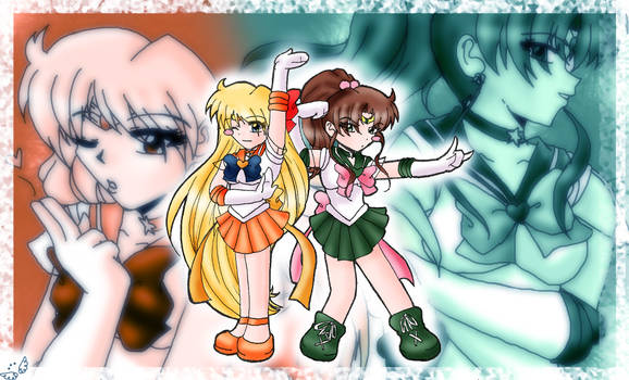 .:Sailor Jupiter and Venus:.