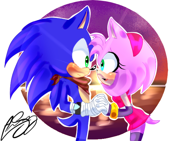 SonAmy Boom (fanart) by NikuuWe on DeviantArt