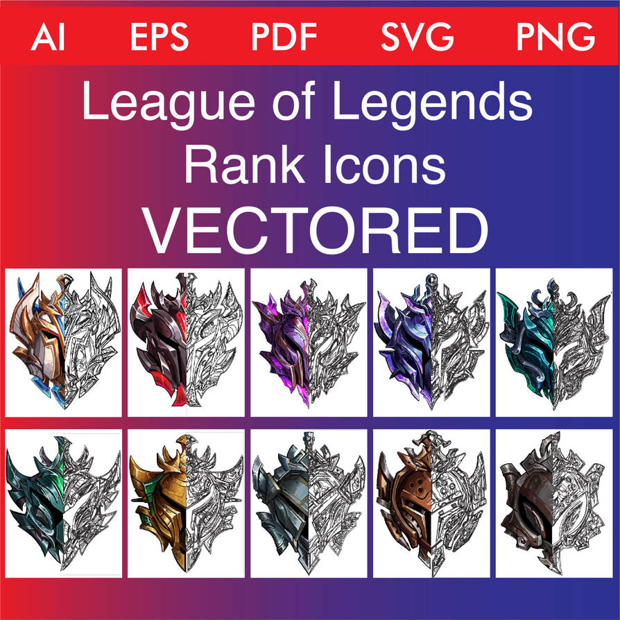 League of Legends Rank Icon by masnera on DeviantArt