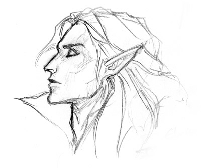 Elric of Melnibone: Sketch