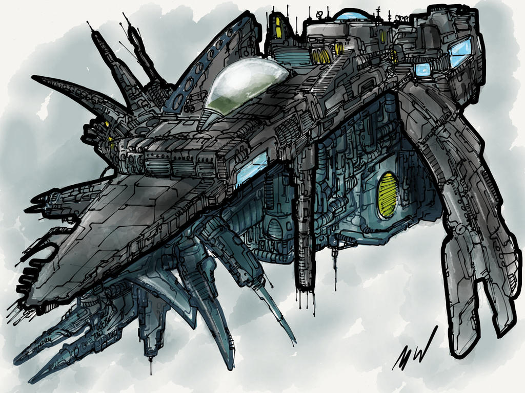 Mega Build Ship Mega ship by MARKWHITEART on DeviantArt