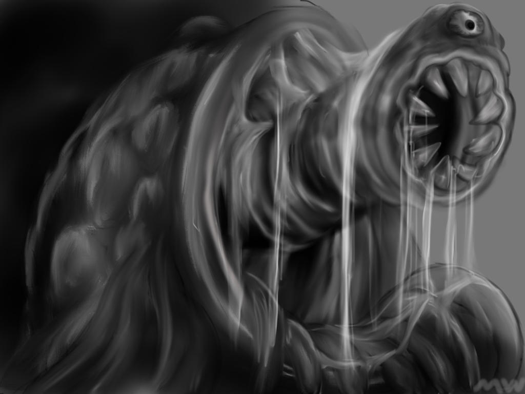 Creepy turtle by MARKWHITEART on DeviantArt