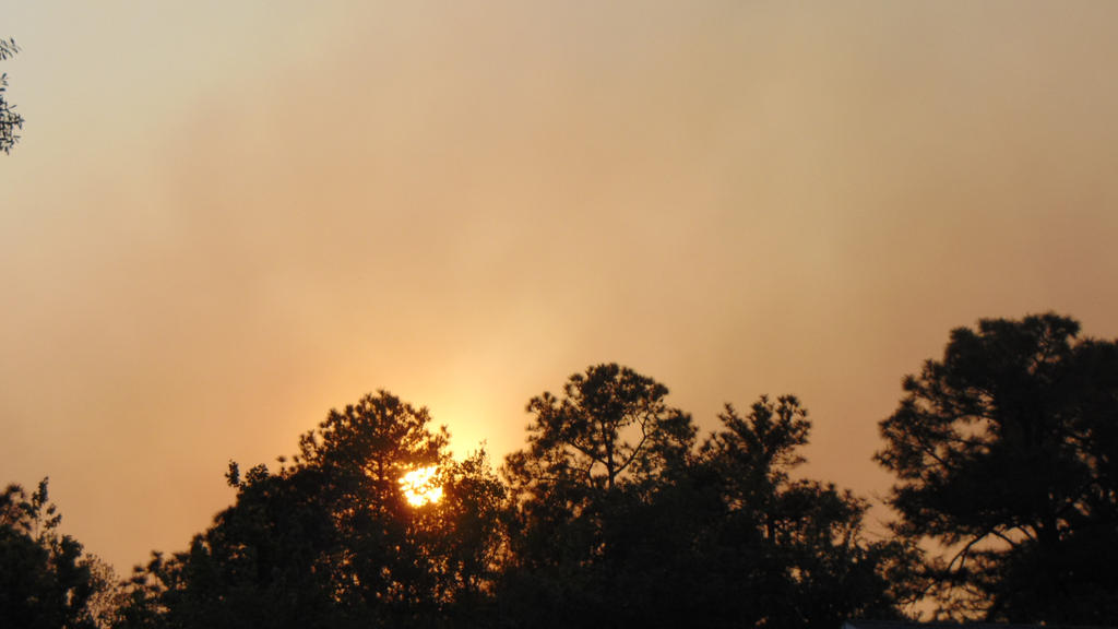 Smoke Filled Sunset by LaMoonstar on DeviantArt