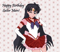 Happy Birthday Sailor Mars!