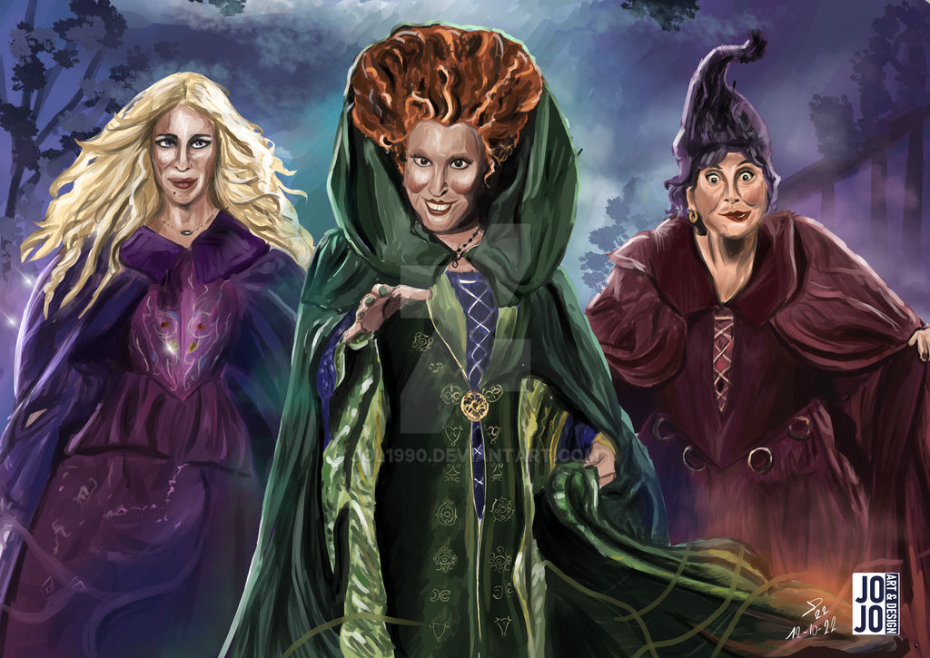 Hocus Pocus Sanderson Sisters Digital Painting By JOL1990 On DeviantArt hocus-pocus-sanderson-sisters-digital-painting-by-jol1990-on-deviantart