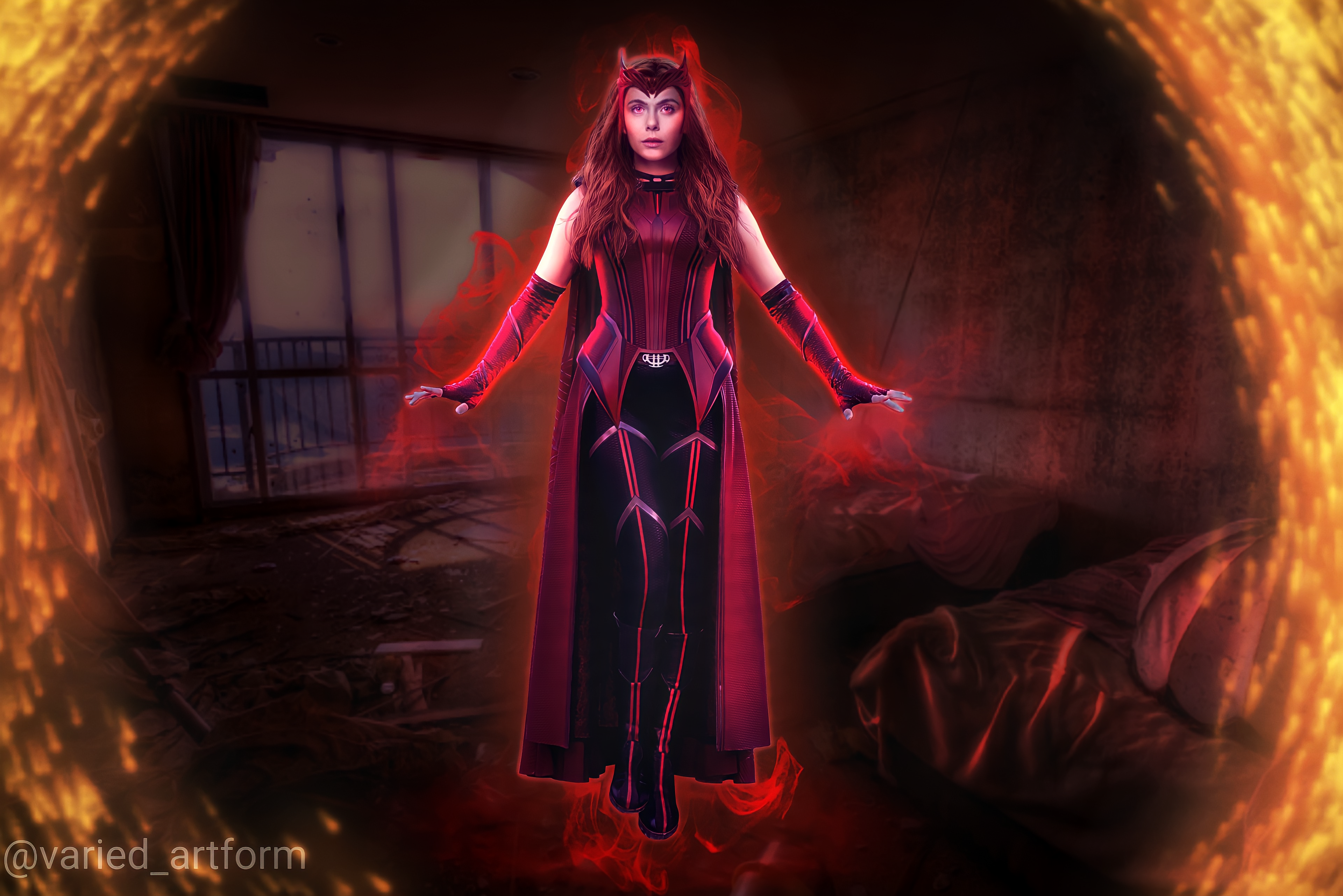 Scarlet Witch Dimensions & Drawings