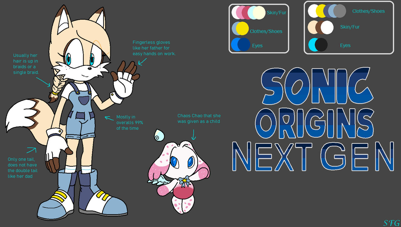 Sonic Origins Next Gen - Millie Reference by SilversFanGurl on