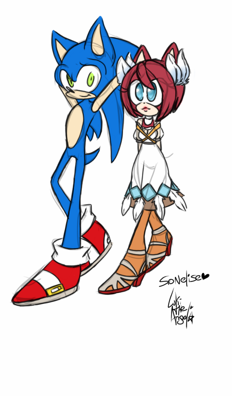 Sonic x Elise by LukiTheAngelxD on DeviantArt