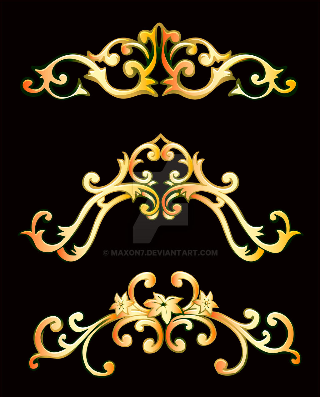 Deviantart Gold Pattern 3 Gold pattern by Maxon7 on DeviantArt