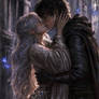 Selene and Kael Kiss