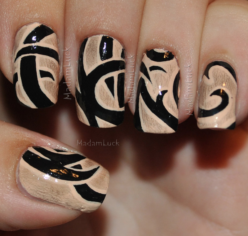 Tribal Tattoo Inspired Naul Art by MadamLuck on DeviantArt Tribal Tattoo Inspired Naul Art by MadamLuck on DeviantArt