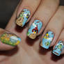 Angry Birds Nail Art