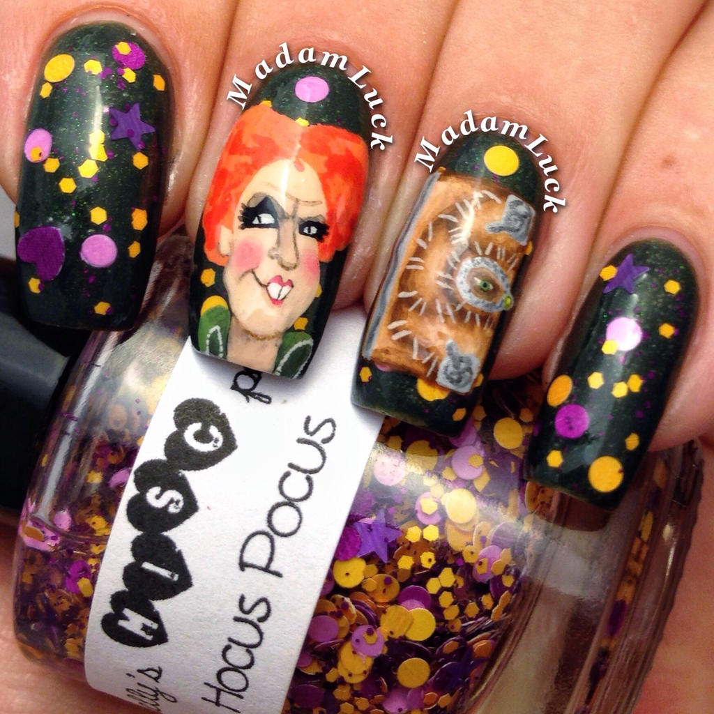 hocus pocus nail designs