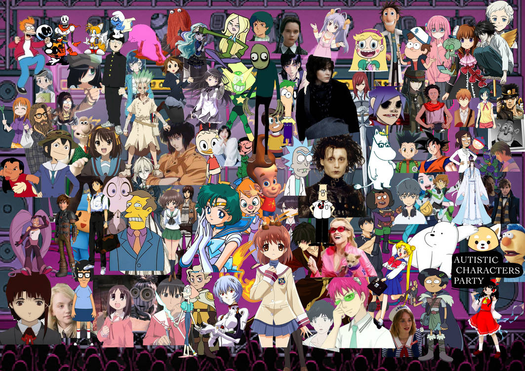 AUTISTIC CHARACTERS CELEBRATION! by SandyLife223 on DeviantArt