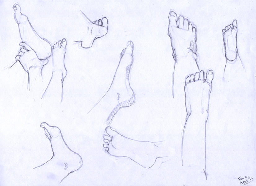 Foot Sketches by JapanTama on DeviantArt