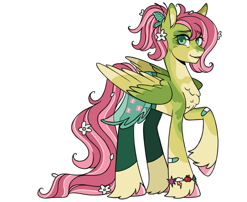 Flutterdaisy Fluttershy Redesign (again) by hibiscuit--rose on DeviantArt