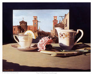 Tea and Venetian Landscape