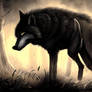 evil wolf DreamUp Creation