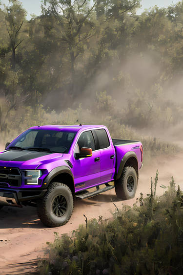 Ford Raptor Purble Monster Jam Velociraptor #21 by DipperBronyPines98 on DeviantArt