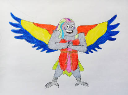 Bismuth Harpy Woman