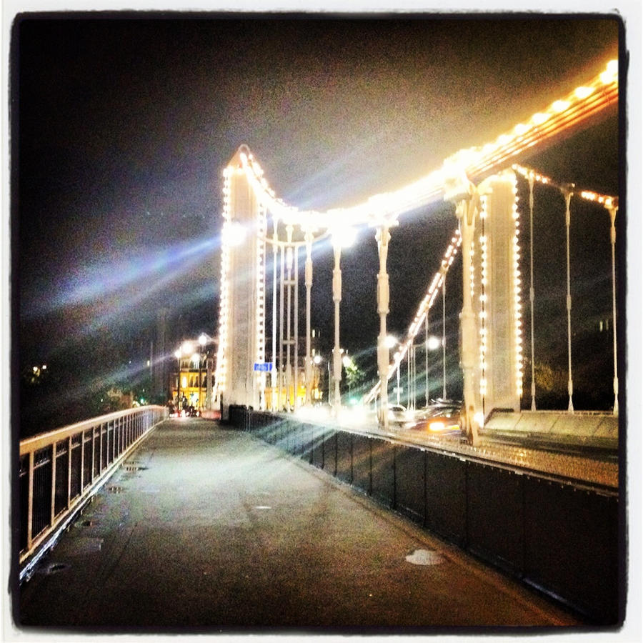 Chelsea Bridge Lights