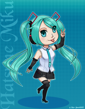 Hatsune Miku (+Speedpaint)