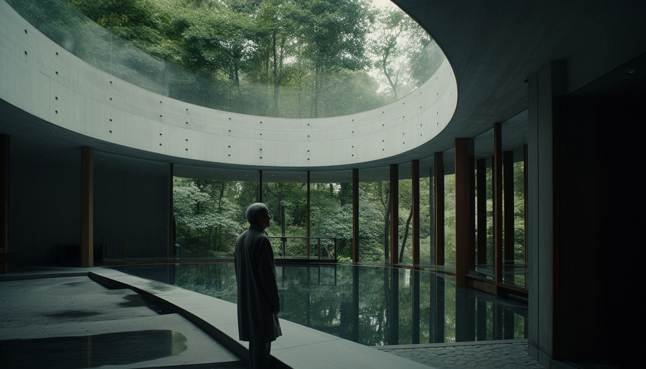 Tadao Ando museum in Japan by Celestin0 on DeviantArt