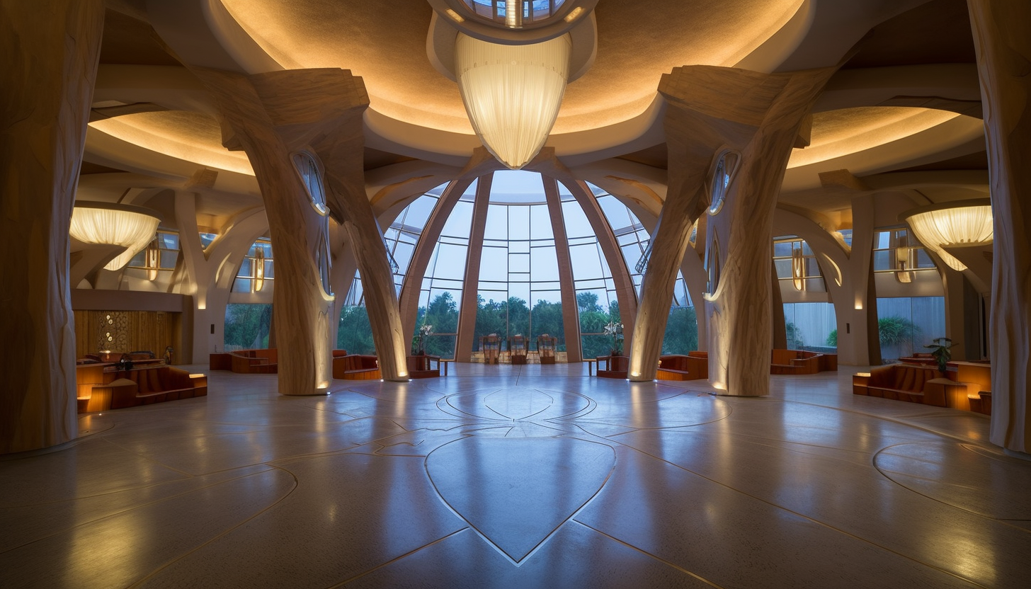 Futuristic Palace Interior by Celestin0 on DeviantArt
