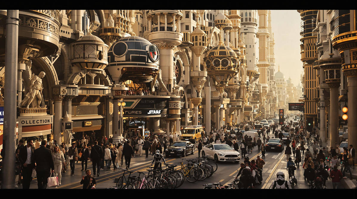 Stunning City Street View image