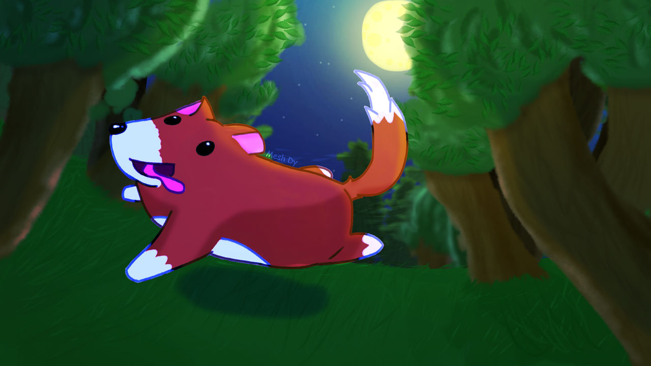 Fat Fox Running Through Forest by MeshDeviant on DeviantArt