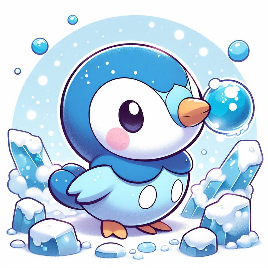 Piplup: The Penguin Pokemon by Huxianshi on DeviantArt