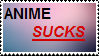 Anime Sucks Stamp