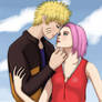 NaruSaku romance color by me