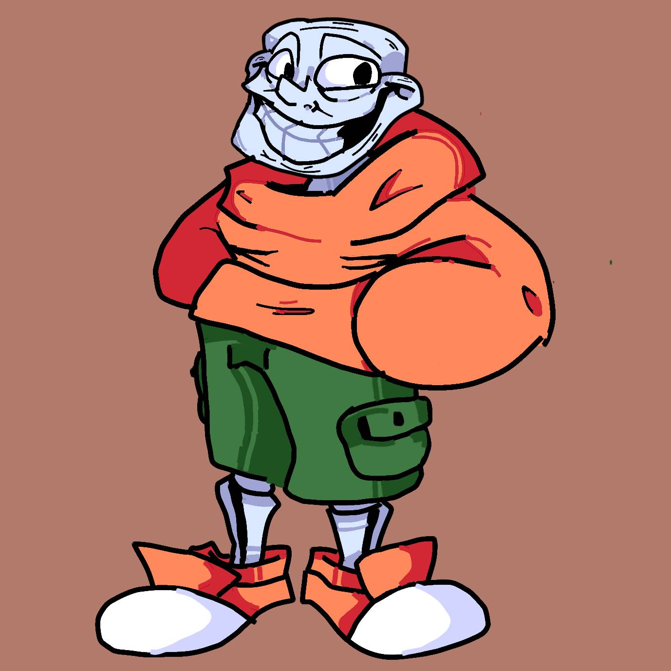 Papyrus Rage underswap papyrus but rage by imoops155 on DeviantArt