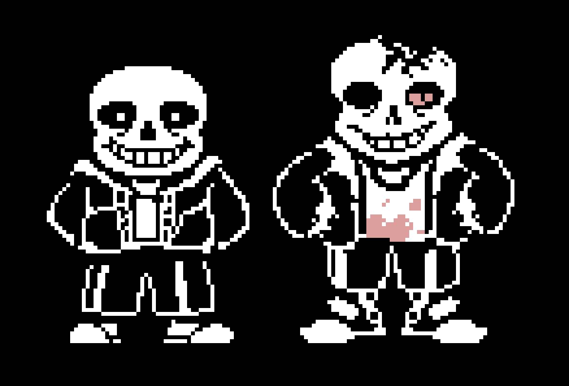 horrortale sans. sprite by imoops155 on DeviantArt