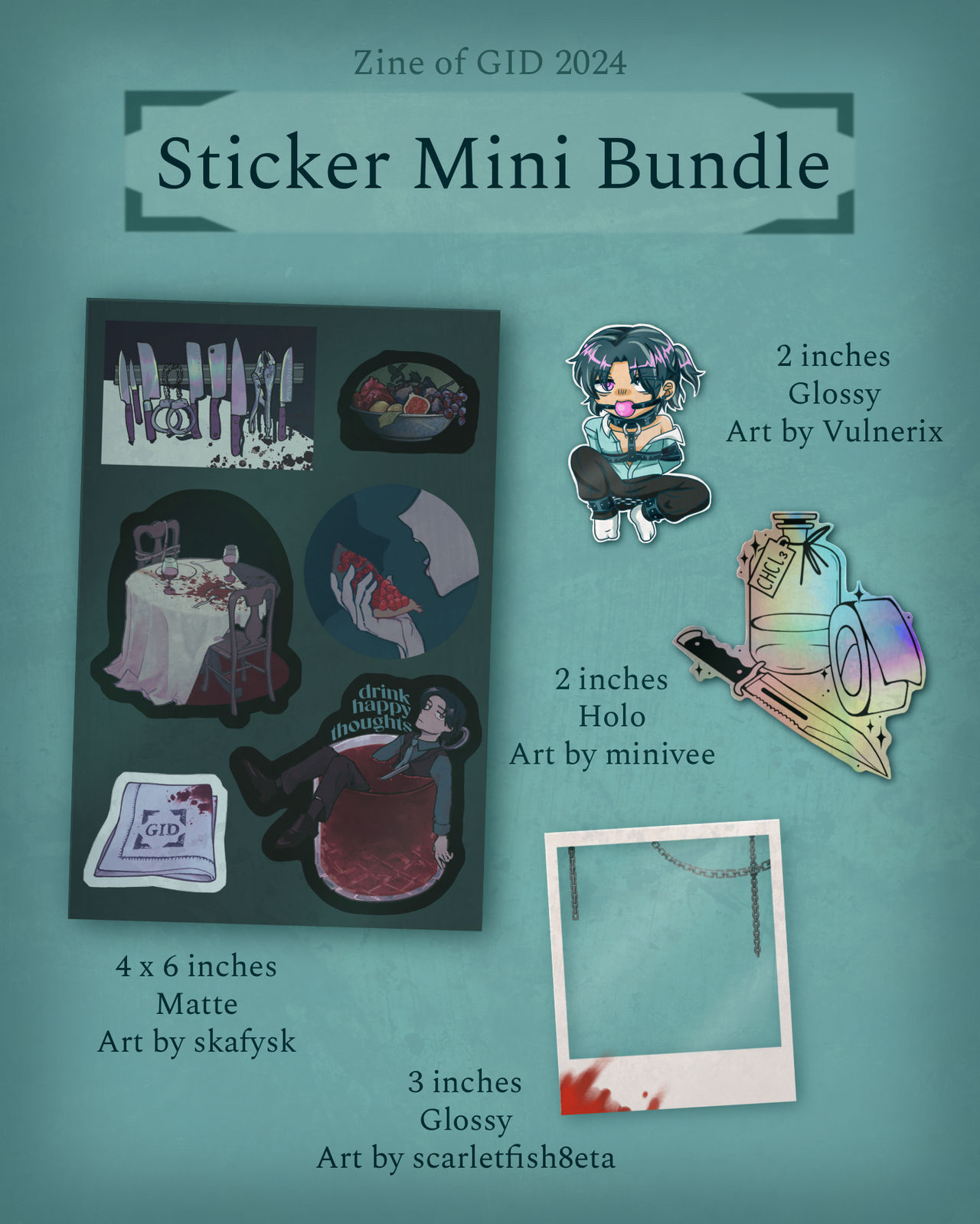 Mini Sticker Bundle Layout Sticker Mini Bundle by ZineOfGID on DeviantArt