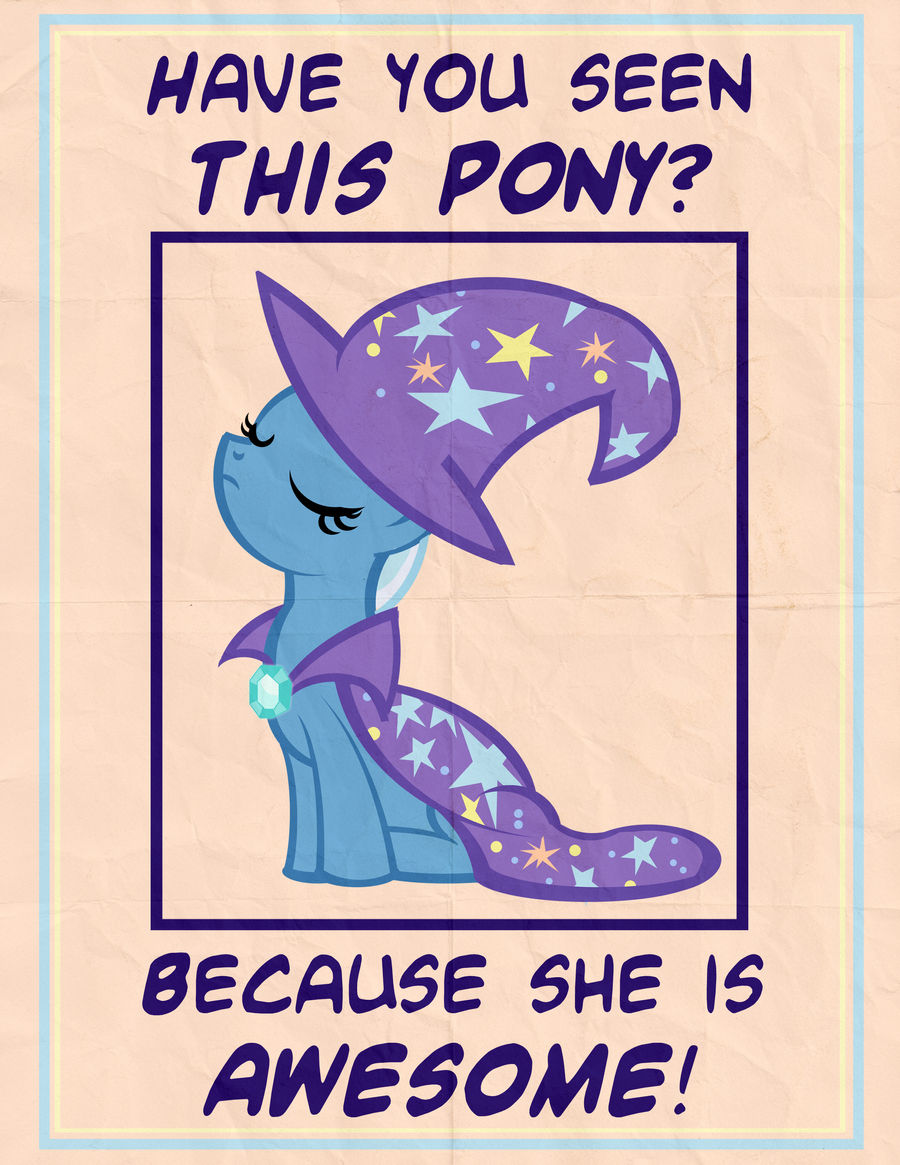 Request- Trixie Missing Poster