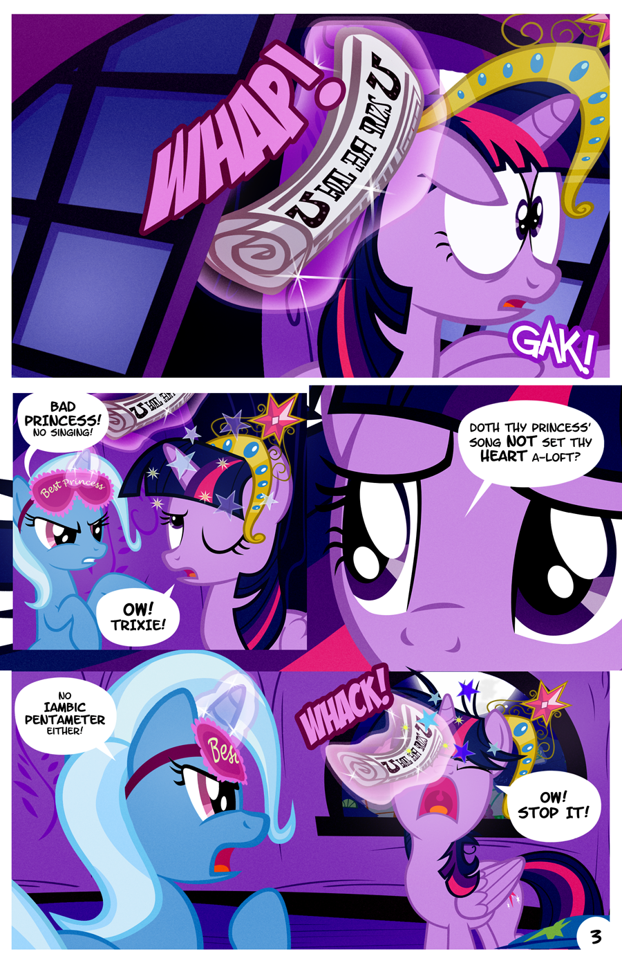 Ponyville Library After Dark Page 3