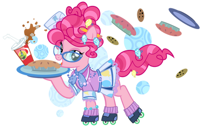 1950s Pinkie Pie- Pi Day 2014