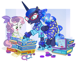Fifties Princess Luna and Sweetie Belle for JJ