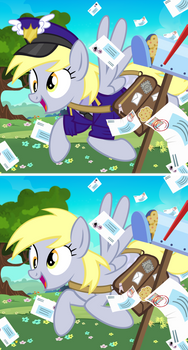 Derpy Mail Mare CCG Card