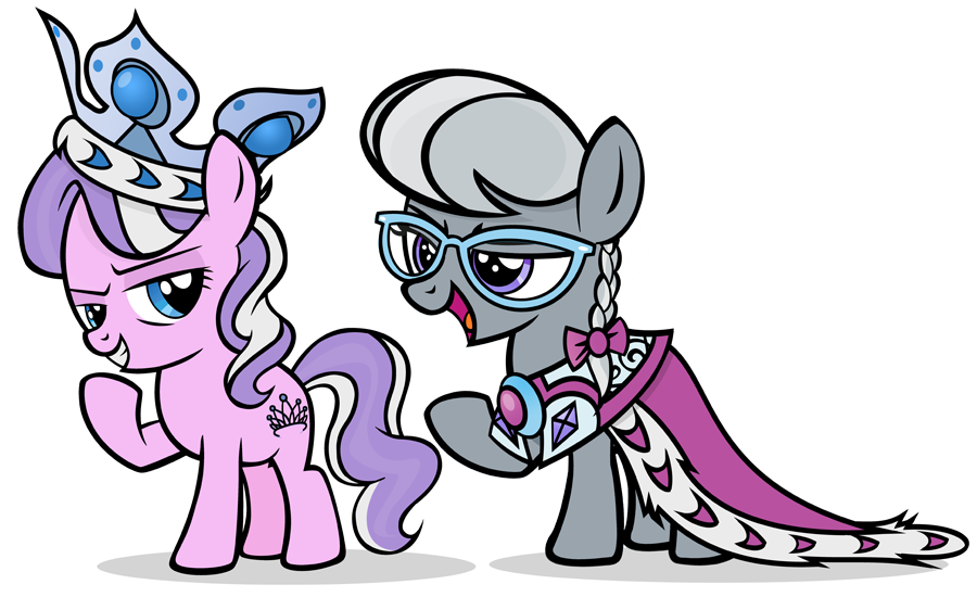 Diamond Tiara and Silver Spoon