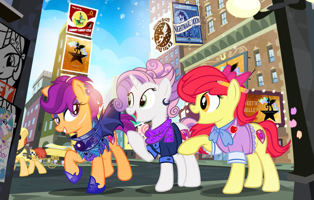 Cutie Mark Crusaders Reunion by PixelKitties