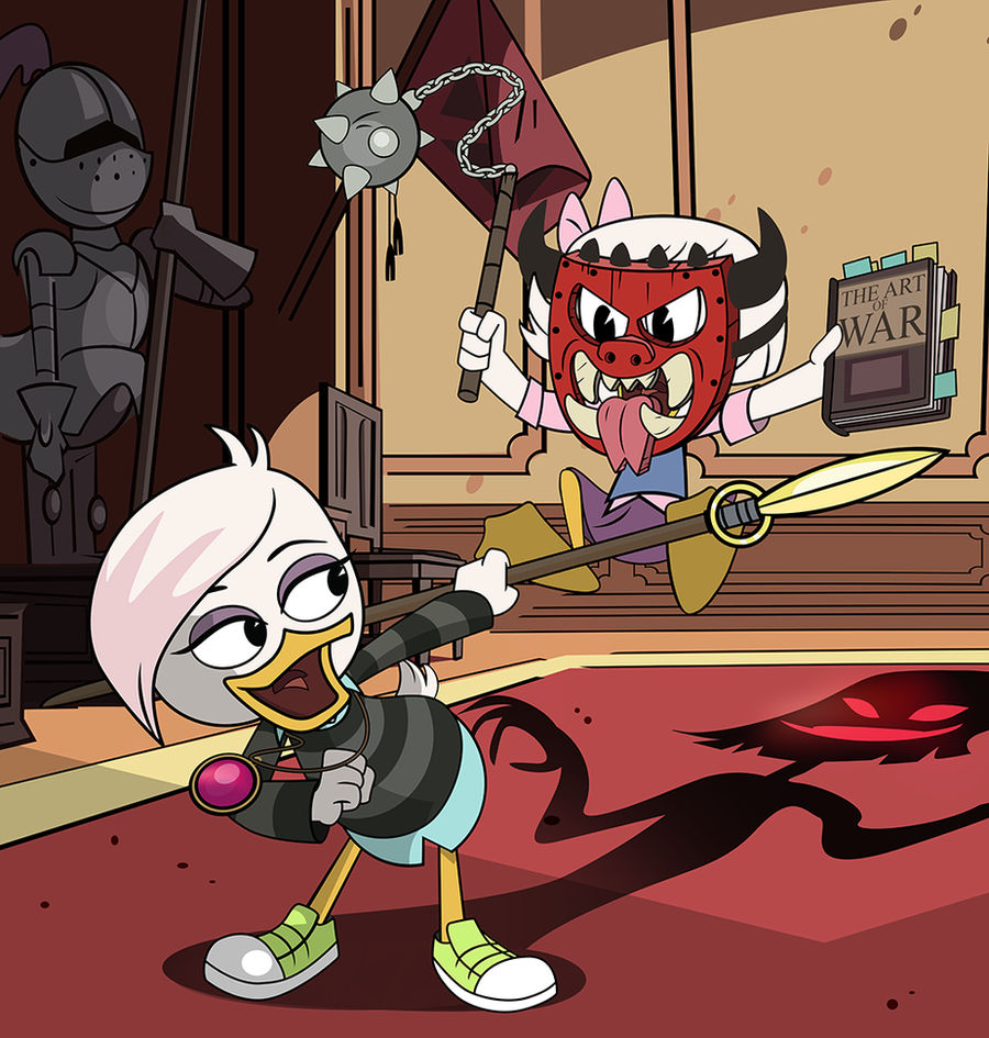 Ducktales- Webby and Lena by PixelKitties