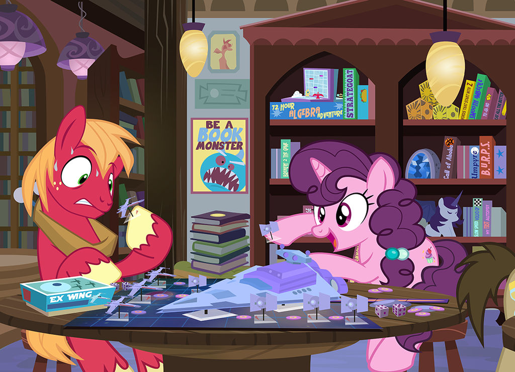 Tabletop Night- Big Mac and SugarBelle by PixelKitties