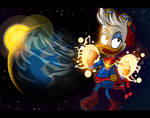 Duck Pun Captain Marvel by PixelKitties